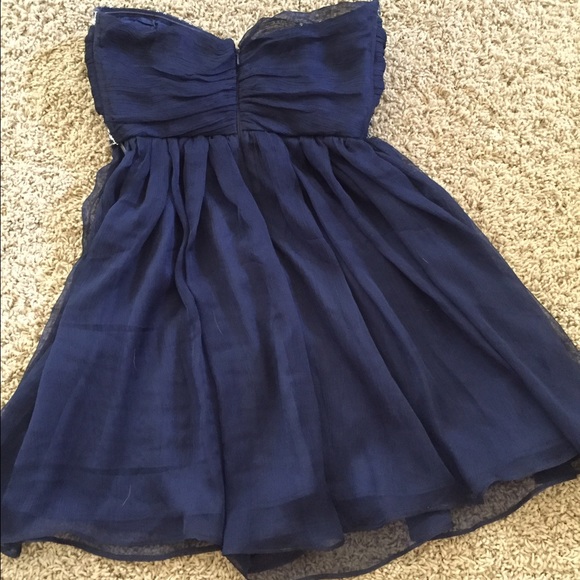 Navy blue prom/homecoming dress - Picture 3 of 4