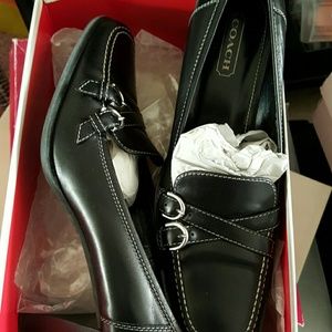 Coach Black work shoe