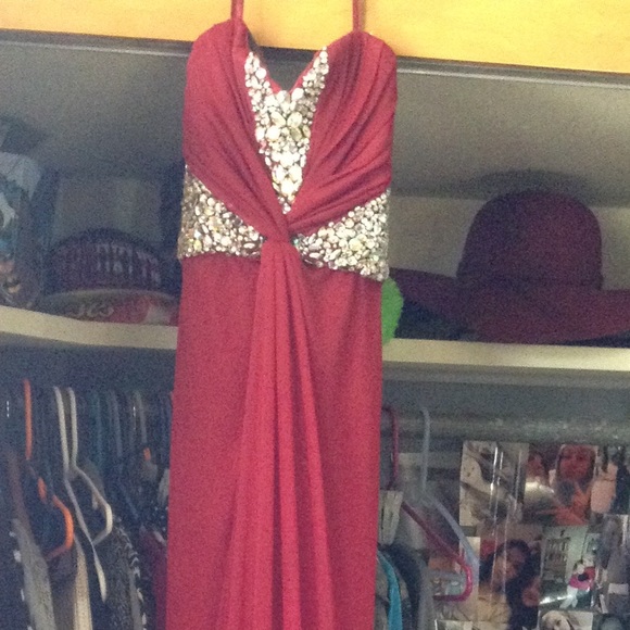 Maroon Prom Dress