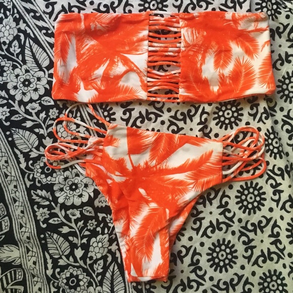 Mikoh Palm Tree Bikini Set