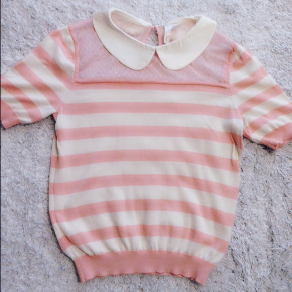 Striped sweater shirt