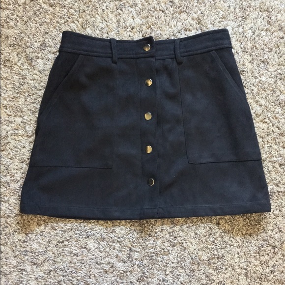 Forever 21 suede skirt