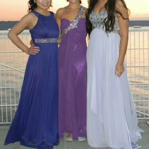 Purple Prom Dress - Picture 2 of 3