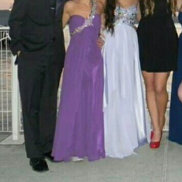 Purple Prom Dress - Picture 3 of 3