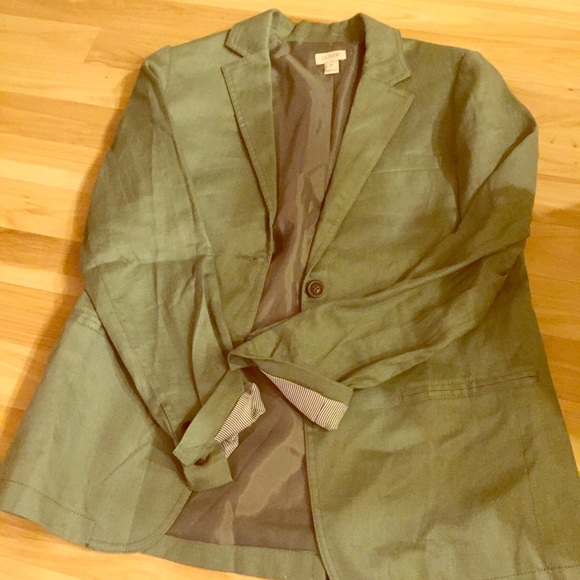 Jcrew linen blazer never worn!