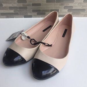 Zara two tone flats