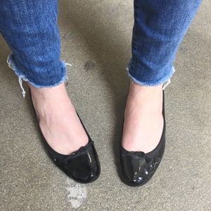 REPETTO Paris black patent leather ballet flats