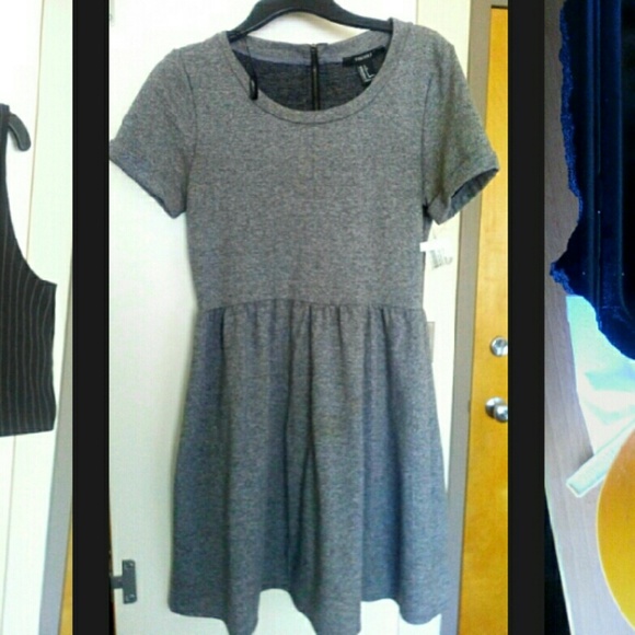 Grey mini dress