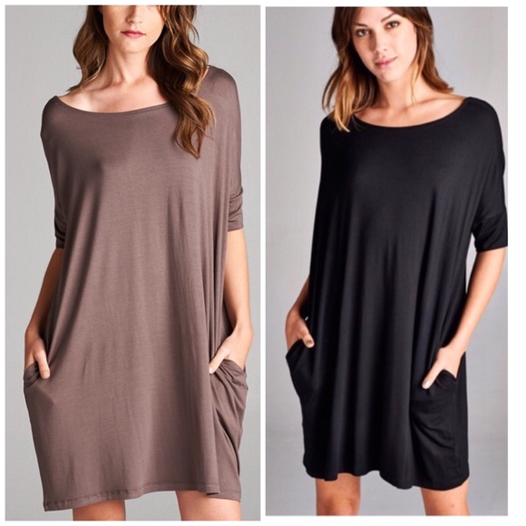 Last Ones  !  New  Black tunic dress - Picture 3 of 4