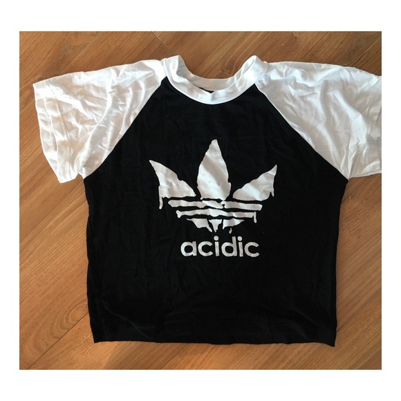 O-Mighty Acidic Crop Raglan Tee