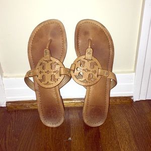 Tory Burch "Miller" sandal-tan