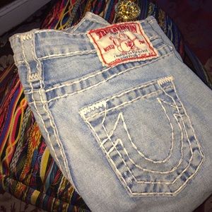 WOMENS TRUE RELIGION BOOBY SUPER T JEANS
