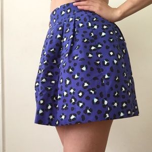 Indigo leopard print skirt, Kate Spade, too cute!