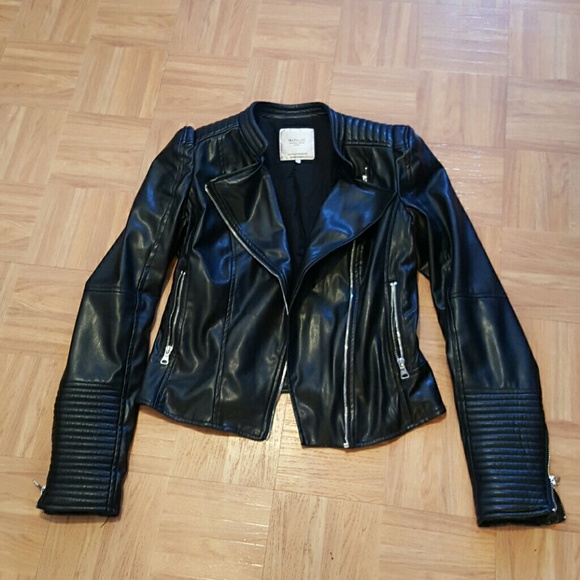 Zara leather jacket (not real leather)