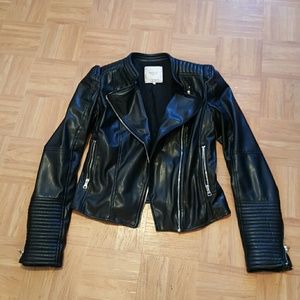 Zara leather jacket (not real leather)