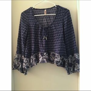 Bohemian Bell-Sleeve Top