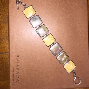 Retired Silpada multi stone bracelet