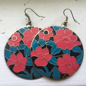 Floral earrings