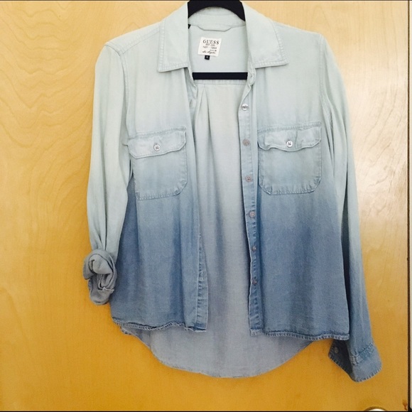 Guess jean shirt
