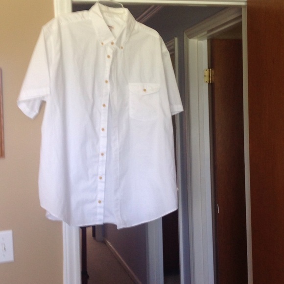 Man's Short Sleeve Button Down Collar XXL