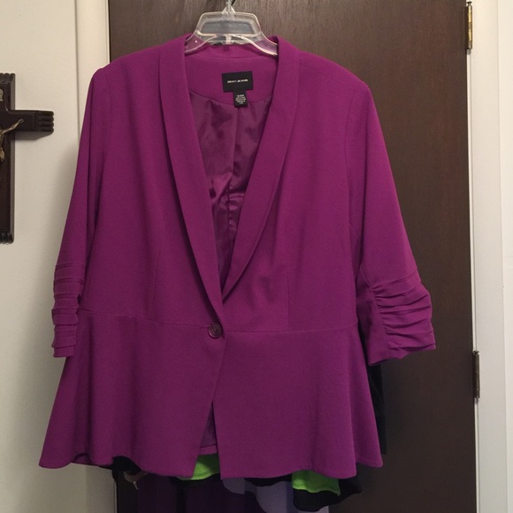 Purple DKNY blazer size 18/20W