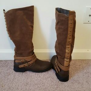 Brown knee high boots size 8.5