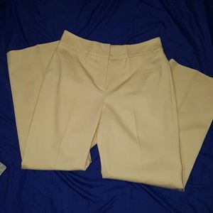 Light Yellow Ankle Pants