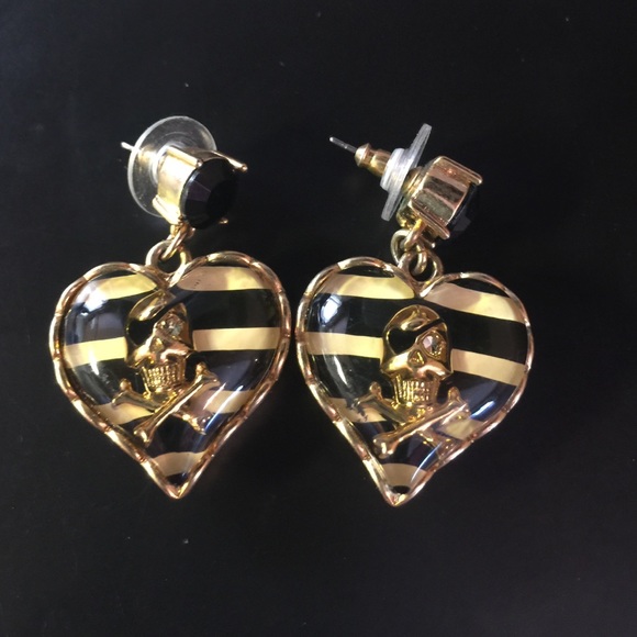 Betsey Johnson pirate earrings
