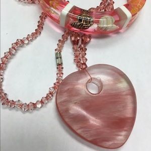 Bracelet and necklace set