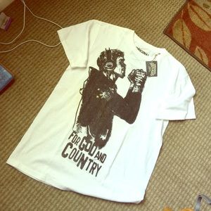 Manny Pacquiao white Tee Medium