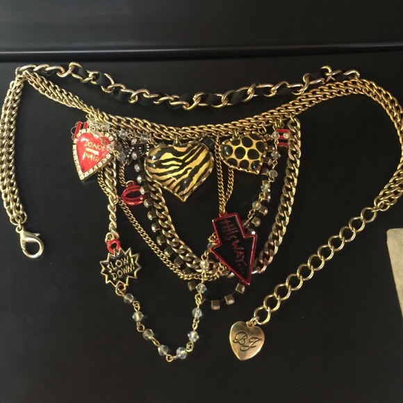 Betsey Johnson taxi girl necklace