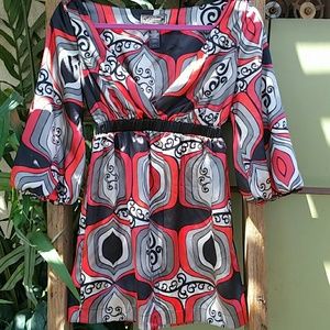 Guess.   Silky sexy Gorgeous tunic