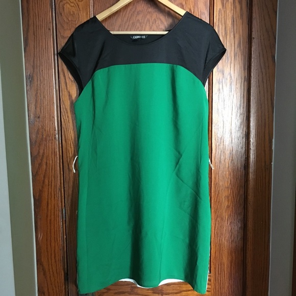 Sheer color block dress. - Picture 1 of 2