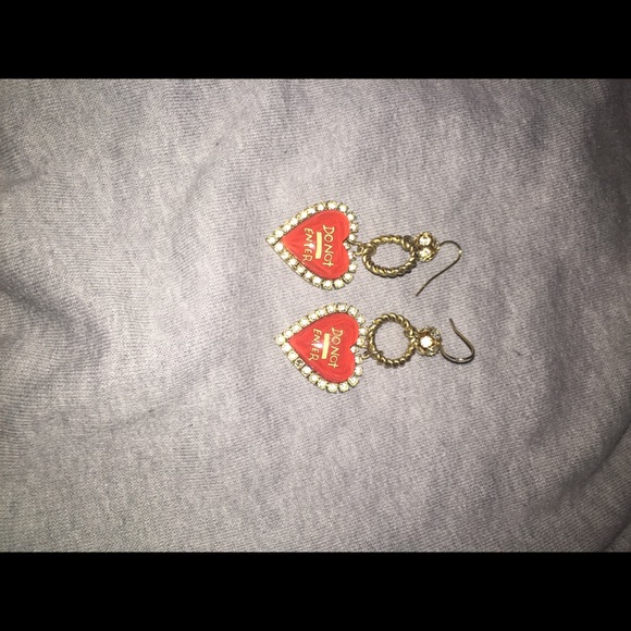 Betsey Johnson taxi girl earrings