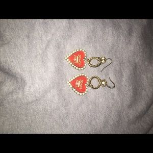 Betsey Johnson taxi girl earrings