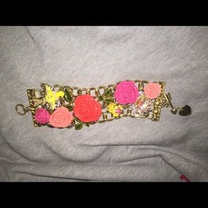 Betsey Johnson rose garden bracelet
