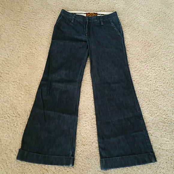 L.A.M.B. Denim - Last chance! L.A.M.B cuffed wide leg jeans!