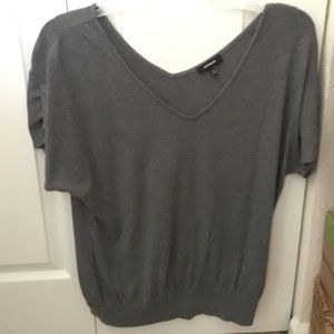 Gray shirt tunic