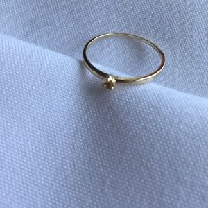 Ben bridge sapphire and 14k gold ring