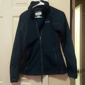 Blue Columbia Women's Rain Repellant Jacket Coat