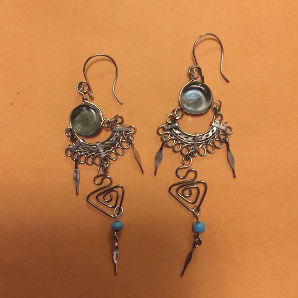 Hand design earrings