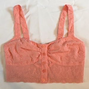 Apricot crop top