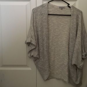 Gray cardigan