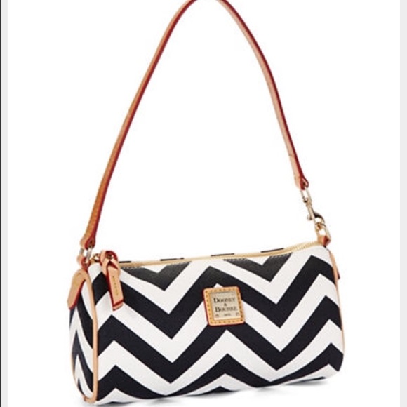 Dooney and Bourke chevron barrel bag