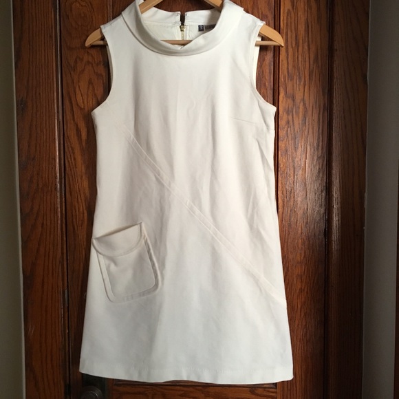 Mini ivory Jennifer Lopez dress