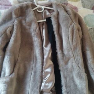 Gap faux fur coat