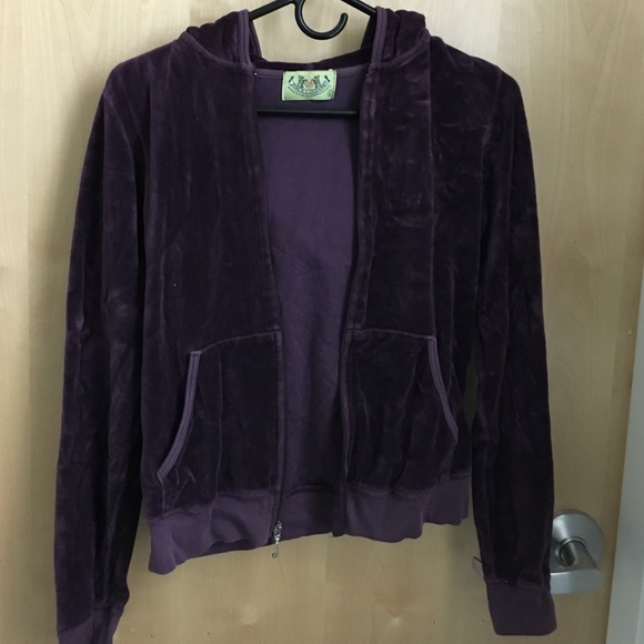 Purple juicy couture tracksuit jacket