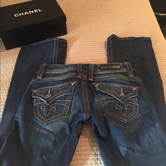Rock Revival"Gwen" boot cut EUC stretch jeans s27
