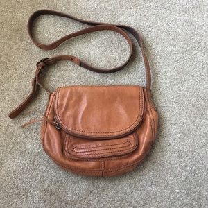 Leather crossbody