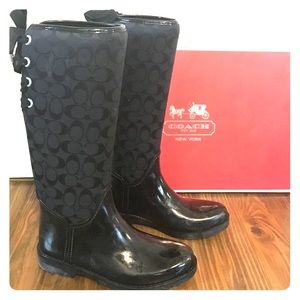 Coach rainboots